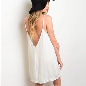 3/$15 CLEARANCE ✨Casual Chic Dress (Ivory)